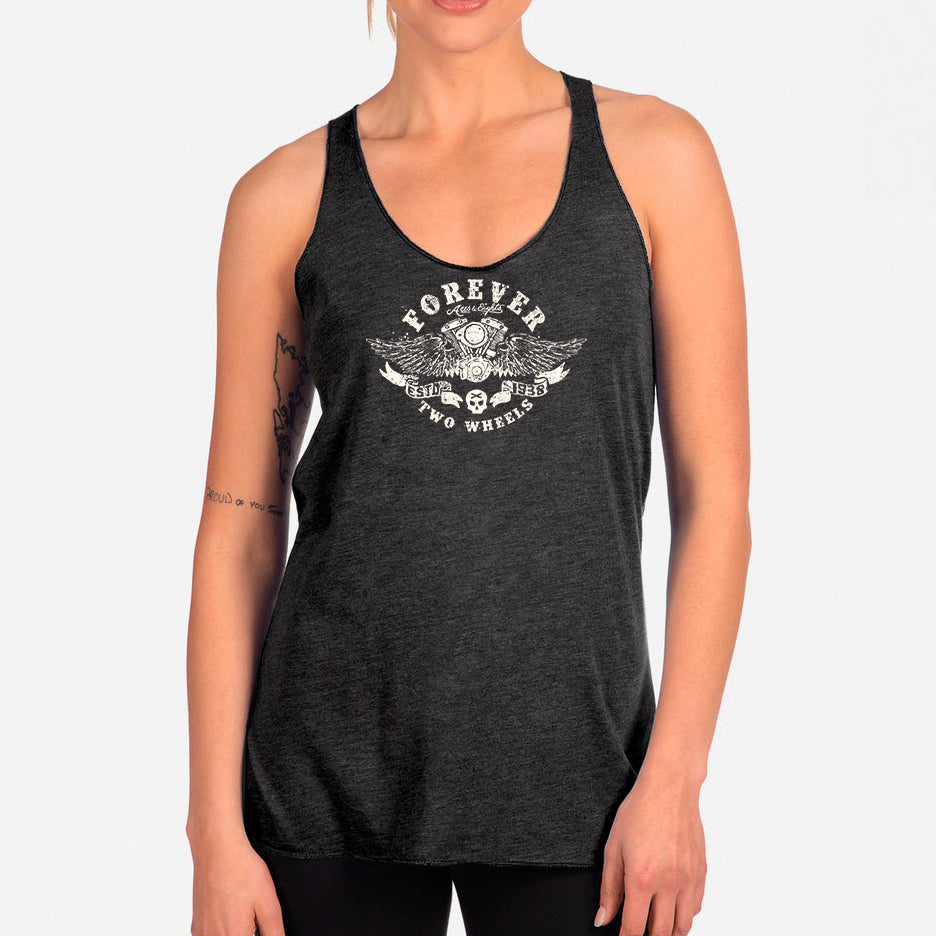 Forever Two Wheels - Motorcycle Ladies Tank