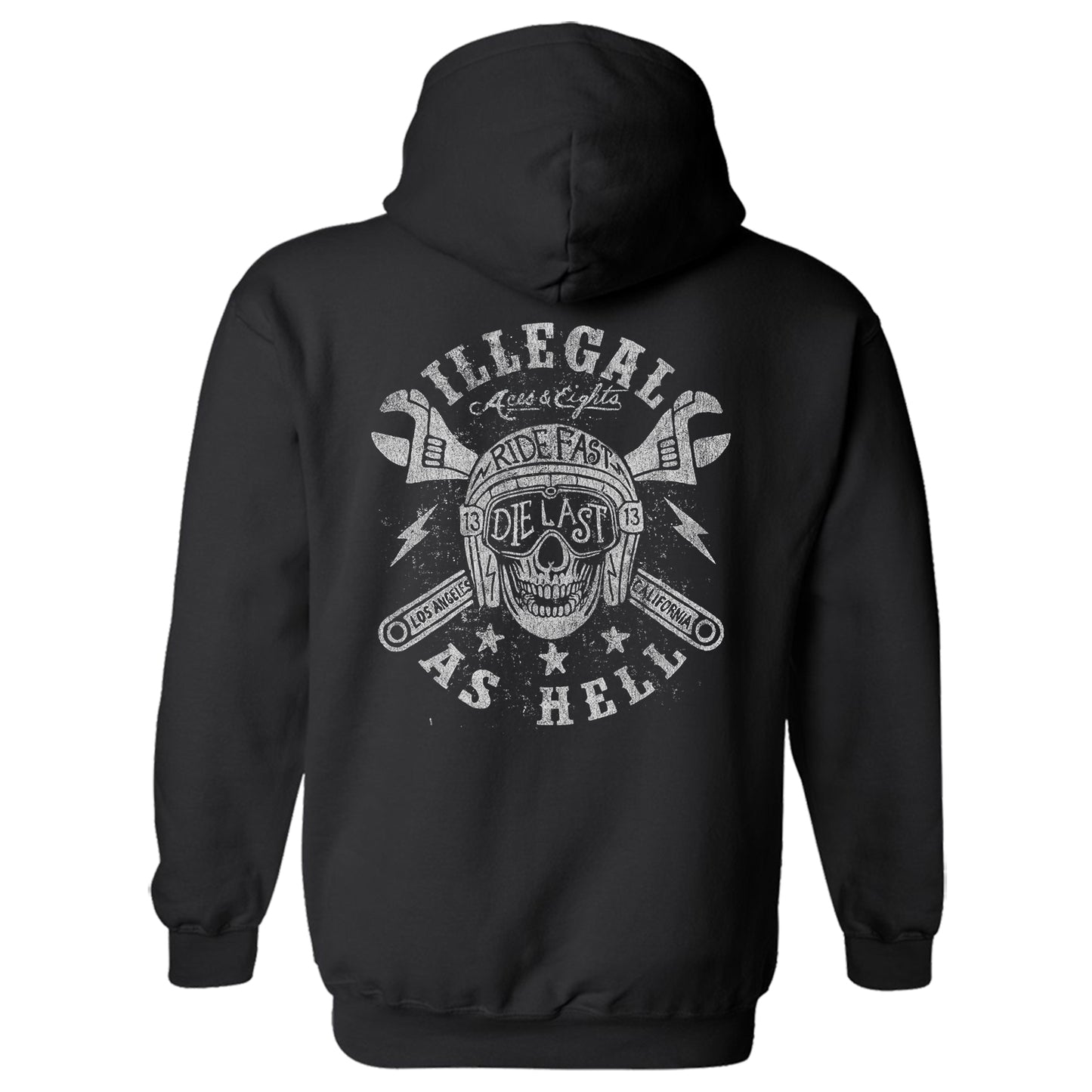 Illegal as Hell - Motorcycle Hoodie
