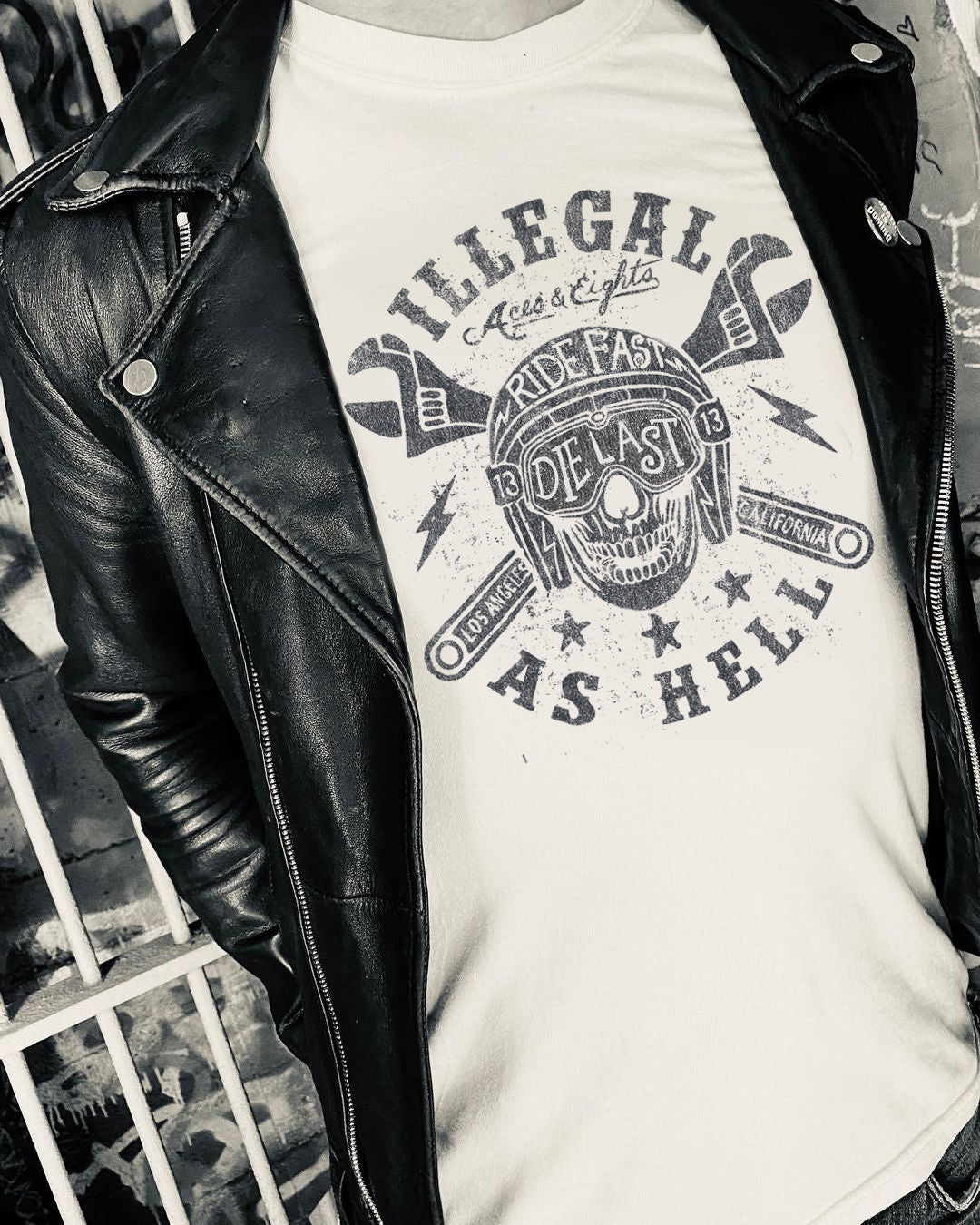 Illegal as Hell - Motorcycle Shirt