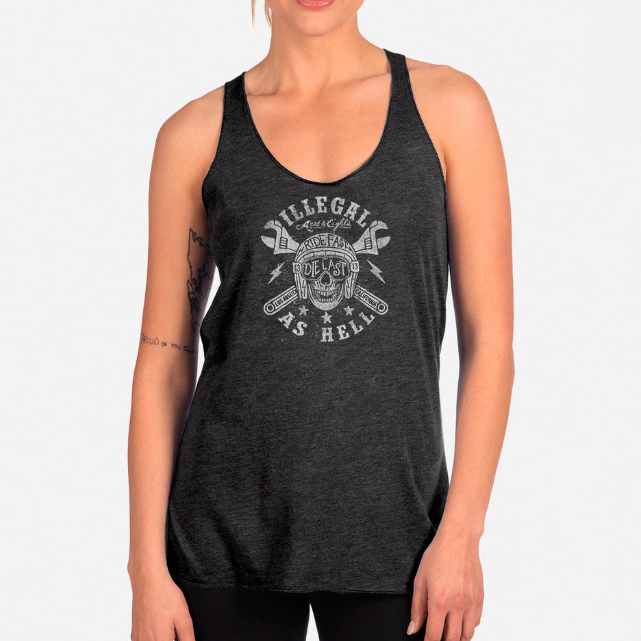 Illegal as Hell - Motorcycle Ladies Tank